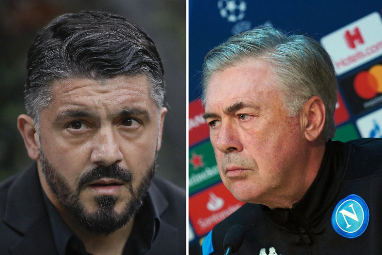 Carlo ancelotti gennaro gattuso ac milan and udinese.jpg