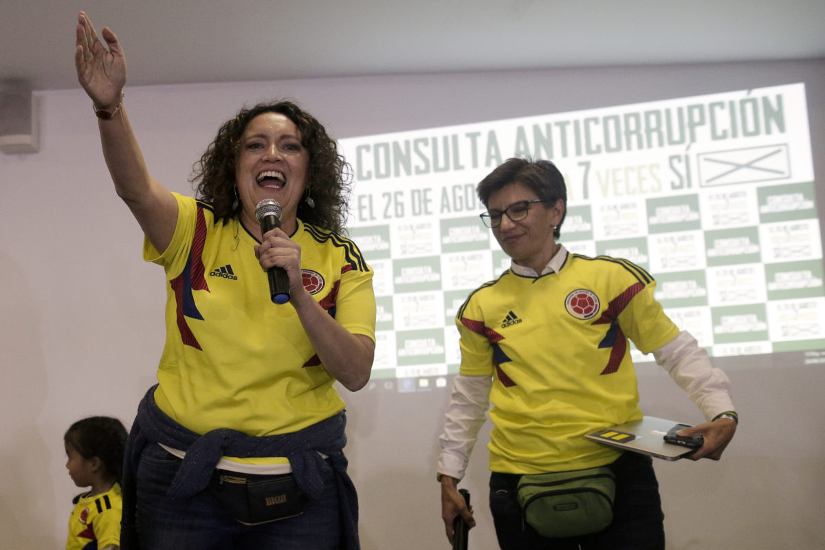 Angelica Lozano Claudia Lopez