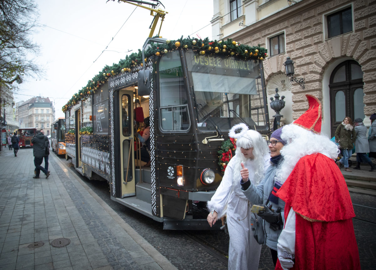 DOPRAVA: Vypravenie Vianočnej električky