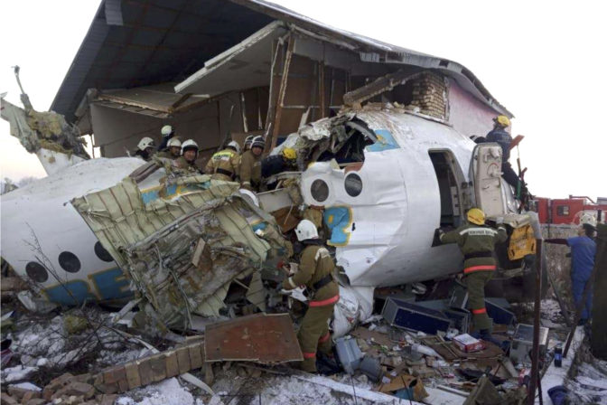 Zrútenie lietadla, Kazachstan