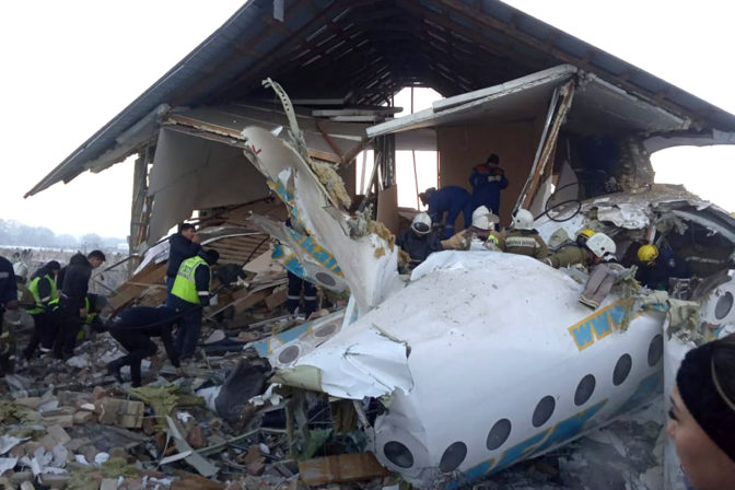Zrútenie lietadla, Kazachstan