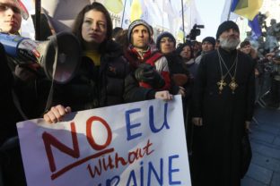 Kyjev, protest