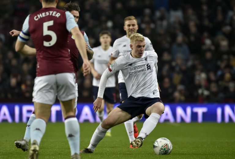 Luis Longstaff, FC Liverpool, Anglický ligový pohár