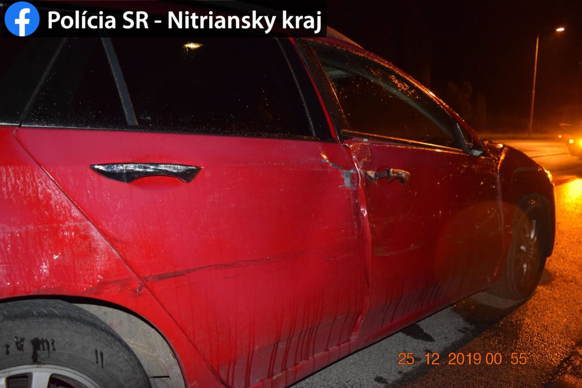 Opitý mladík, nehoda