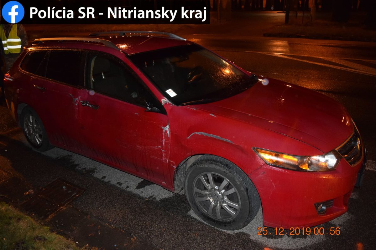 Opitý mladík, nehoda