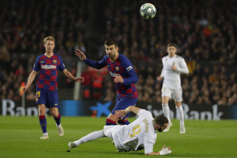 FC Barcelona, Real Madrid, La Liga, El Clásico, Gerard Pique, Karim Benzema