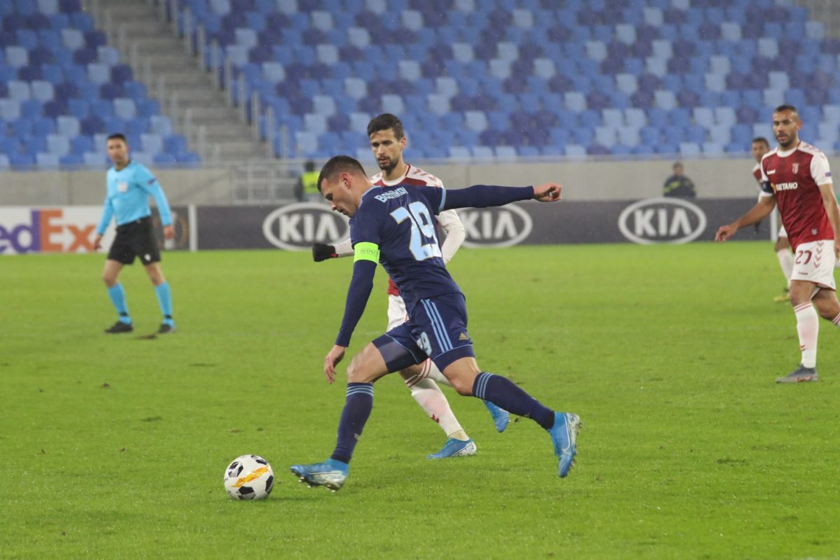 Vasil Božikov, Rui Fonte, ŠK Slovan Bratislava, Sportiing Braga, Európska liga