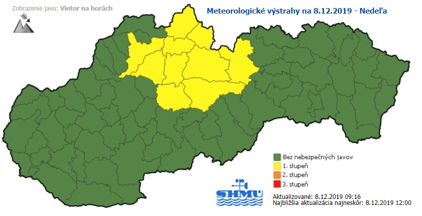 Výstraha pred vetrom