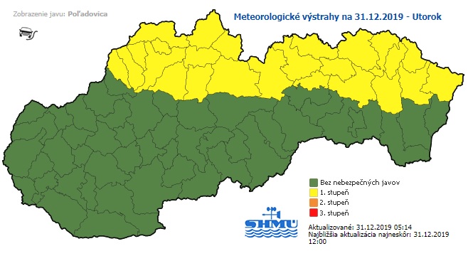 Výstraha, poľadovica