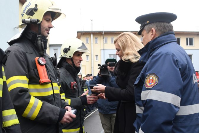 Ocenenie záchranárov, výbuch plynu v Prešove