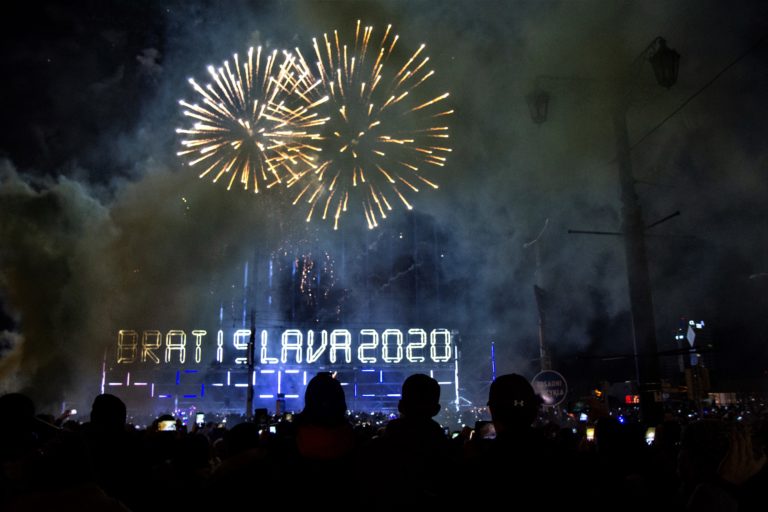 SILVESTER: Novoročný ohňostroj v Bratislave 2020