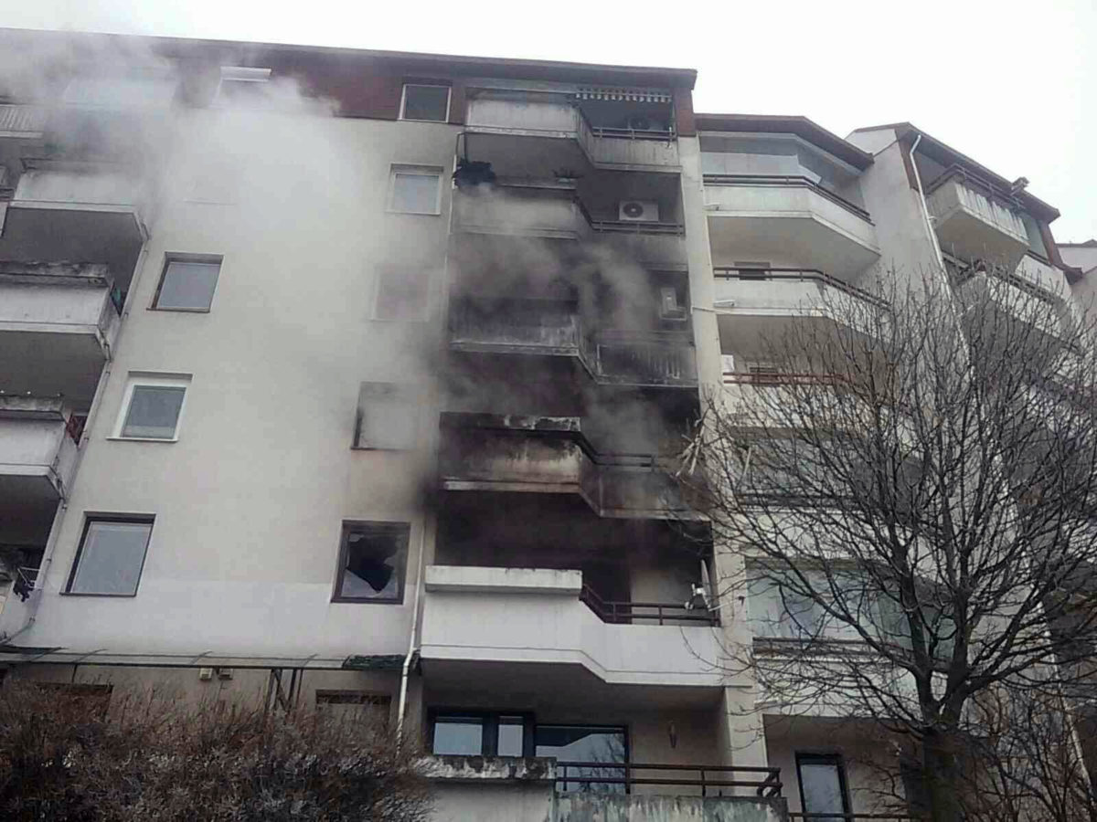 Požiar bytu v Bratislave