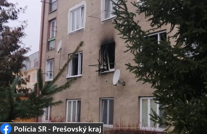 Požiar, byt, Prešov