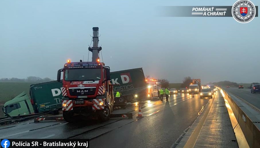 Nehoda, diaľnica D1