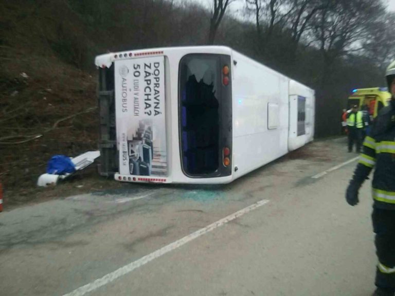 Havária autobusu