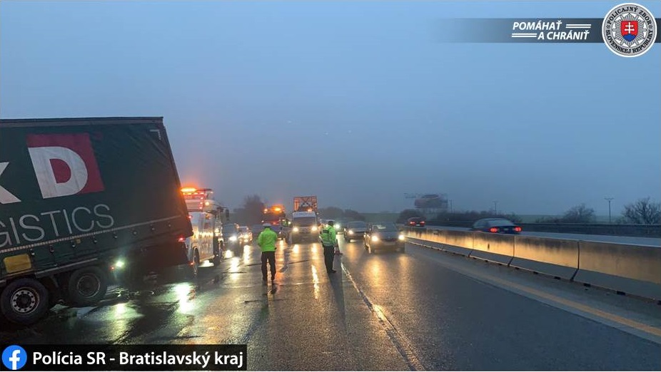 Nehoda, diaľnica D1