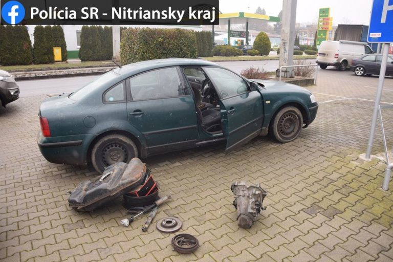 Krádež, autosúčiastky
