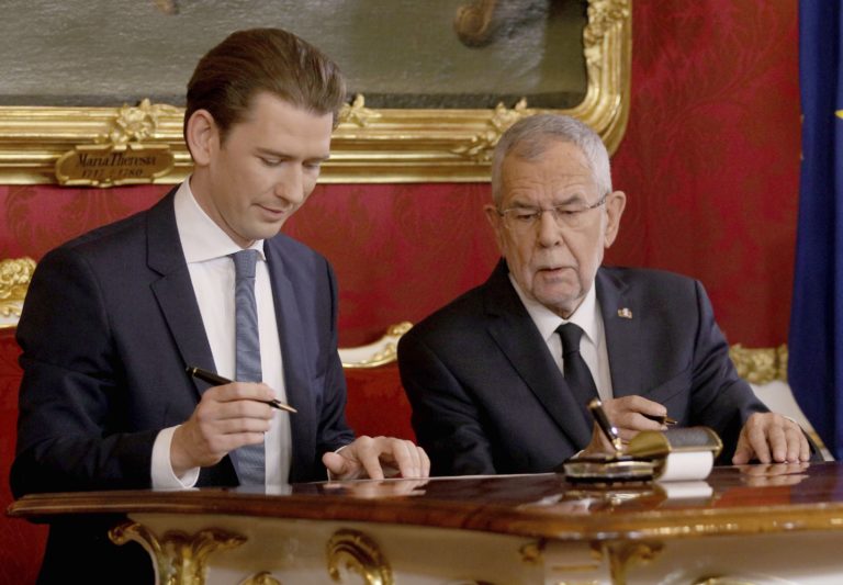 Sebastian Kurz, Alexander van der Bellen