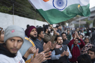 Demonštrácia, protest, India