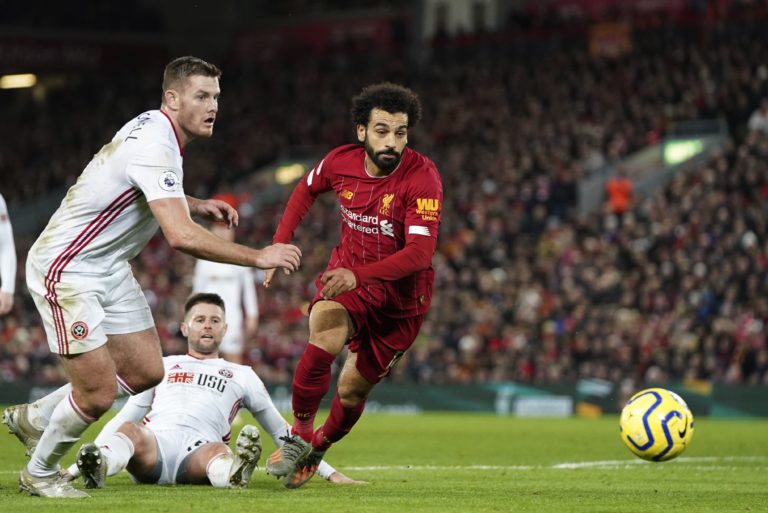 Jack O'Connell, Mohamed Salah, FC Liverpool, Sheffield United, Premier League