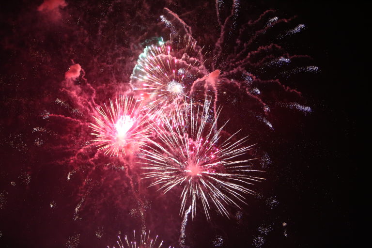 Silvestrovský ohňostroj v Bratislave