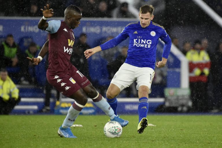 Marvelous Nakamba, Marc Albrighton, Aston Villa, Leicester City, anglický ligový pohár, semifinále