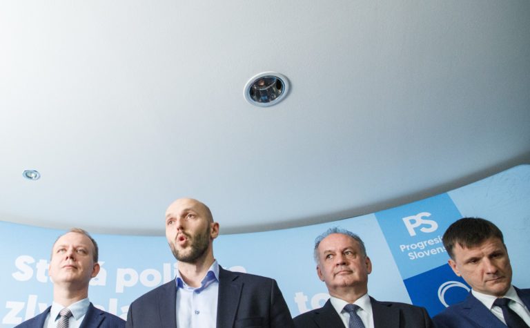 Miroslav Beblavý, Michal Truban, Andrej Kiska, Alojz Hlina