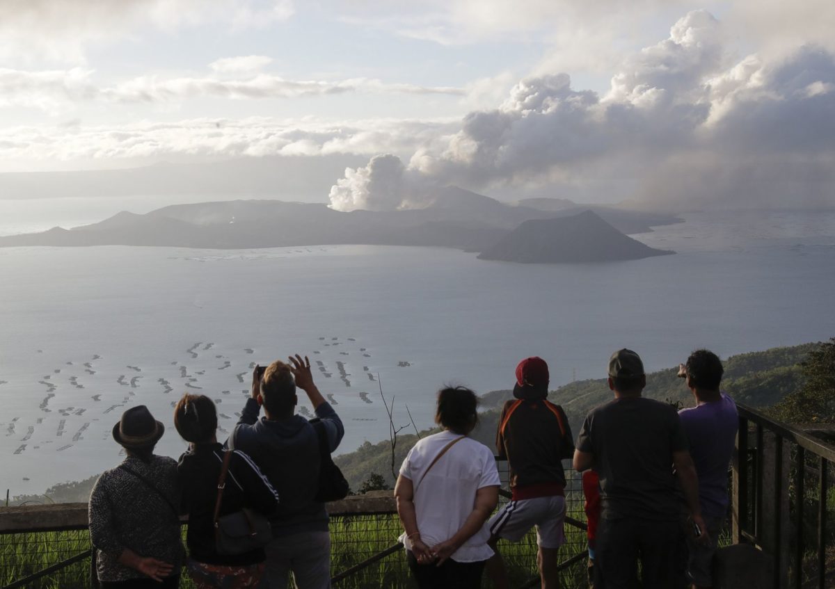 Filipíny, sopka Taal