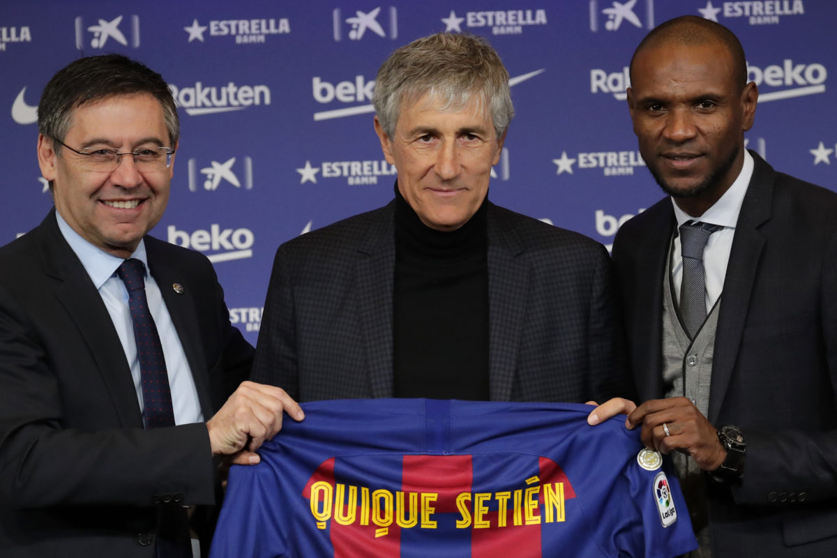 Barcelona tréner predstavenie Quique Setién