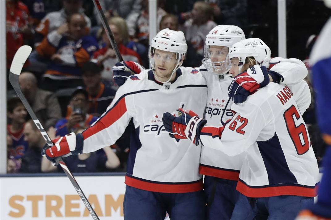 Nic Dowd, Richard Panik, Carl Hagelin