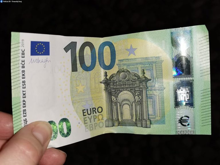 Falošné peniaze, 100 eur