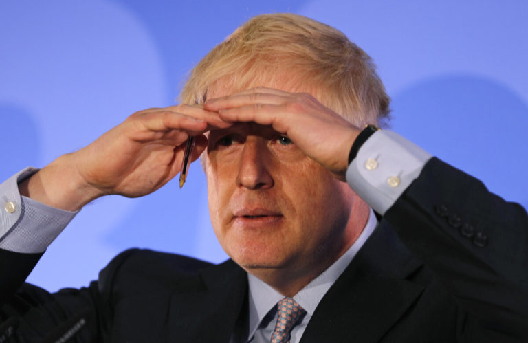 Britský premiér Boris Johnson