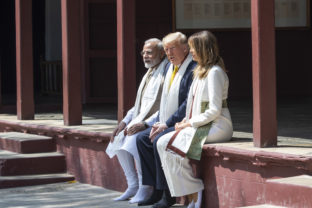 Donald Trump, Melania Trump, Narendra Modi