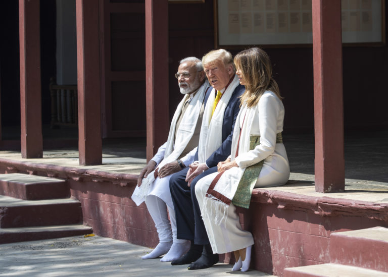 Donald Trump, Melania Trump, Narendra Modi
