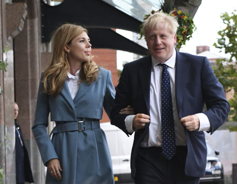 Carrie Symonds, Boris Johnson
