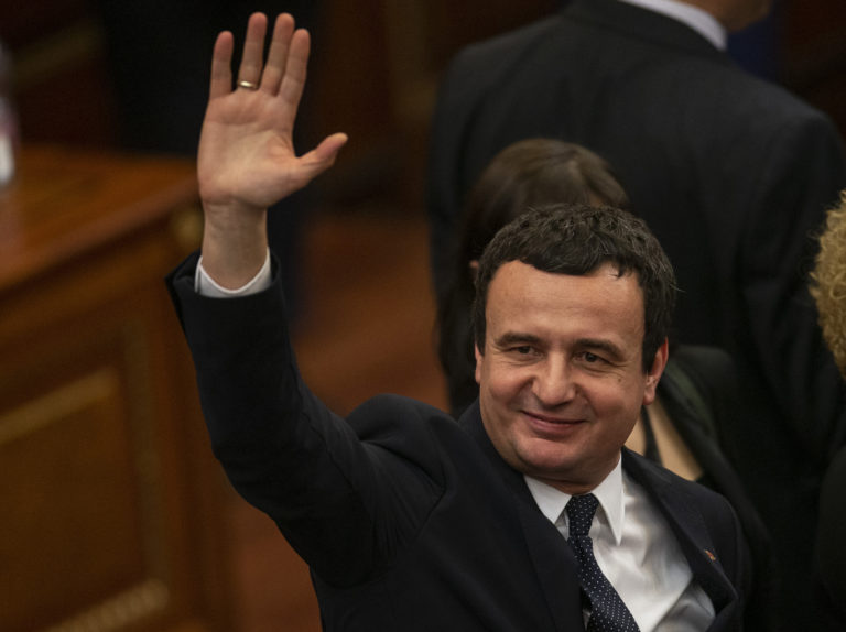 Kosovský premiér Albin Kurti