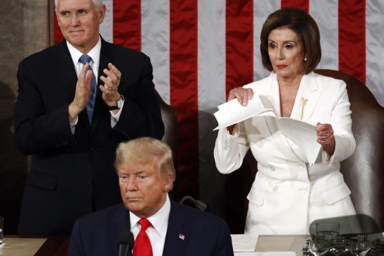 Donald Trump, Nancy Pelosiová