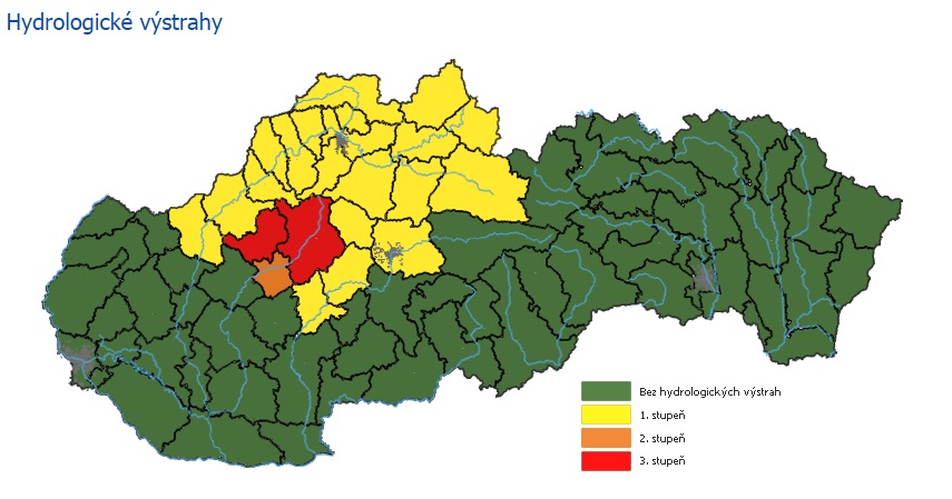 Výstraha, povodne