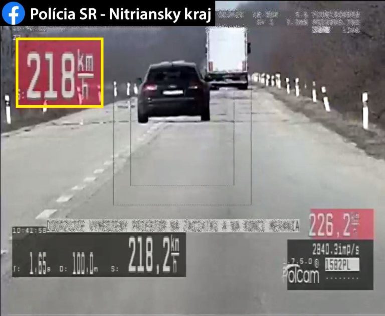 Cestný pirát, prekročená rýchlosť