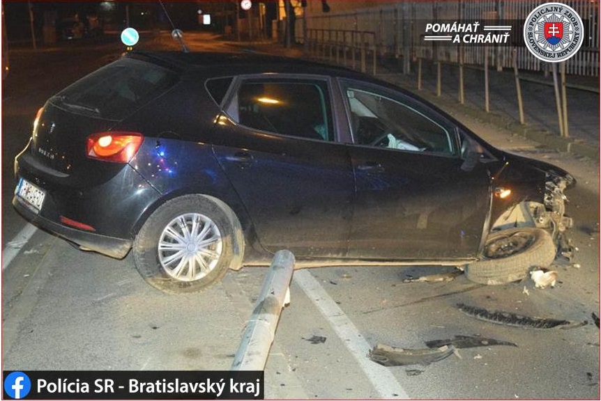 Dopravná nehoda, alkohol za volantom