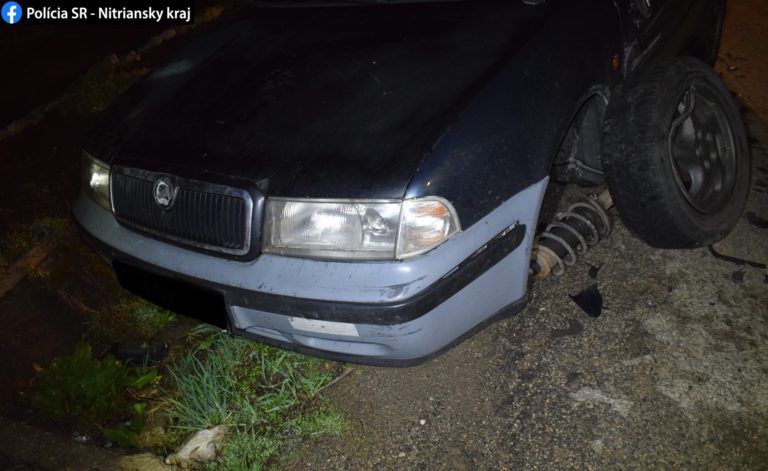 Dopravná nehoda, alkohol za volantom