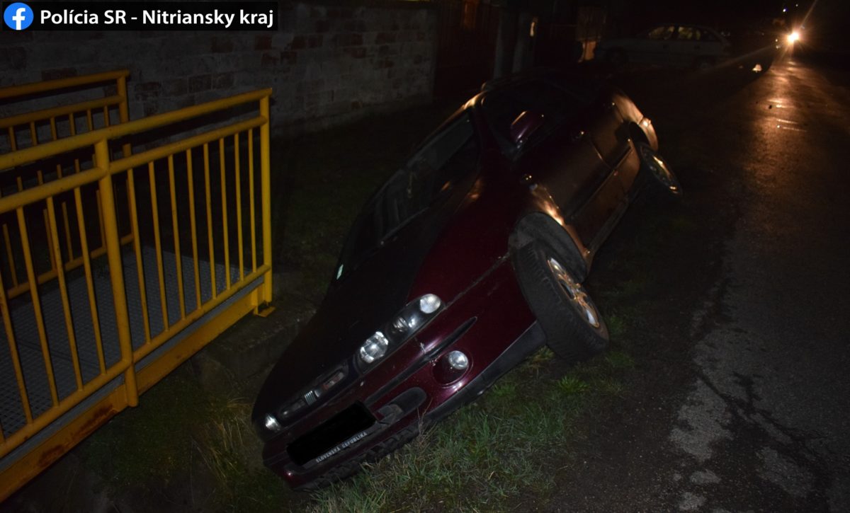 Dopravná nehoda, alkohol za volantom