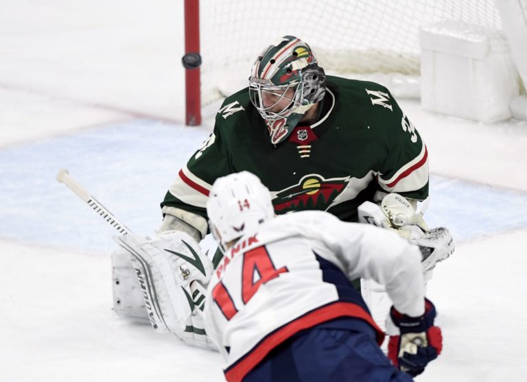 Alex Stalock, Richard Pánik, NHL, Minnesota Wild, Washington Capitals