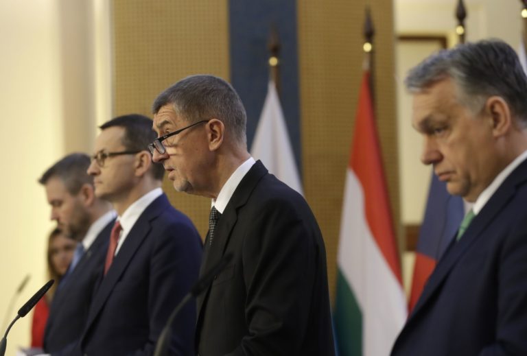 Orbán, Babiš, Morawiecki, Pellegrini