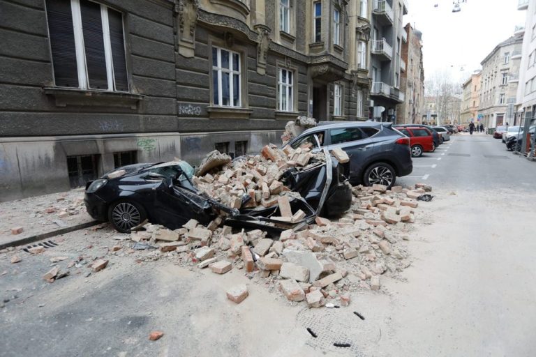 Zemetrasenie v Zahrebe