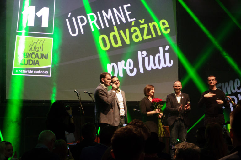 Igor Matovič, VOĽBY: Volebná noc v centrále strany OĽaNO