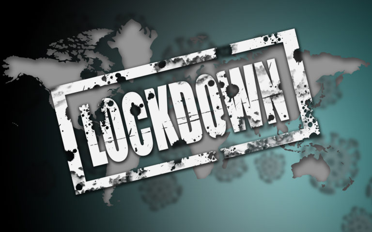 Worldwide lockdown due to corona virus COVID 19 outbreak