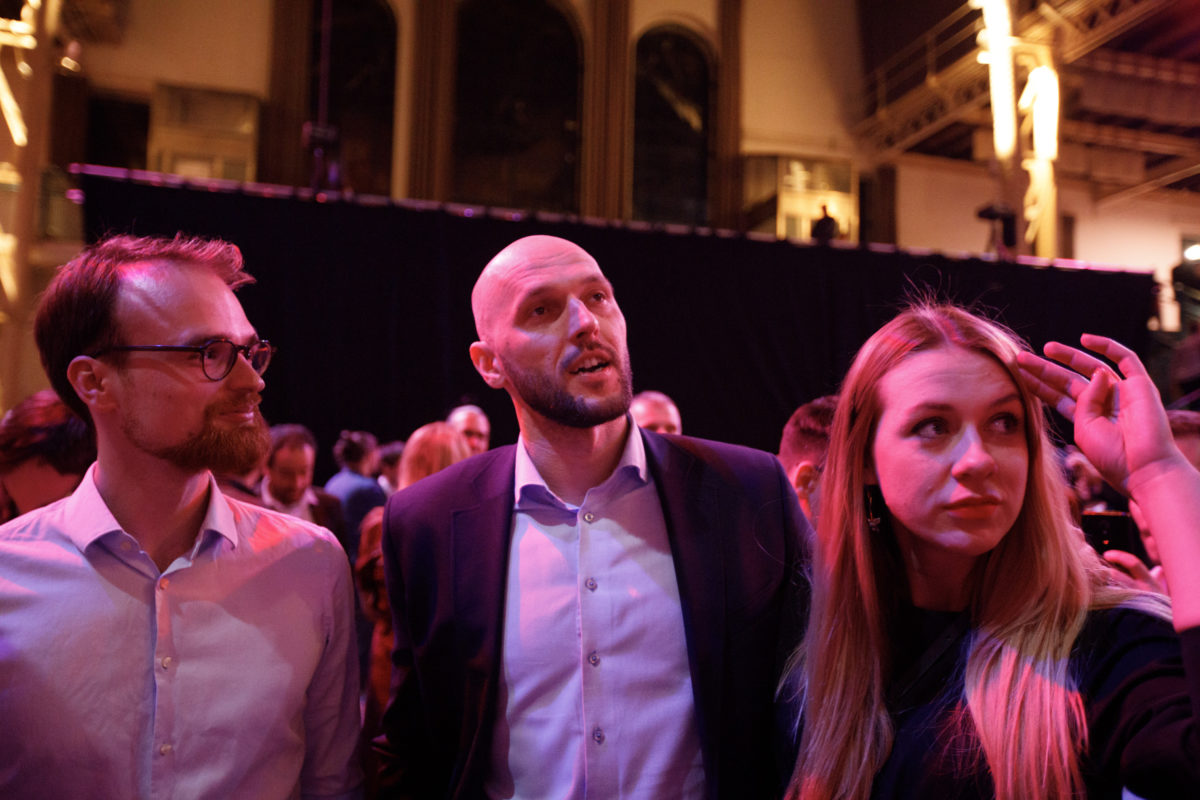 Michal Truban, VOĽBY: Volebná noc v centrále koalície PS/SPOLU
