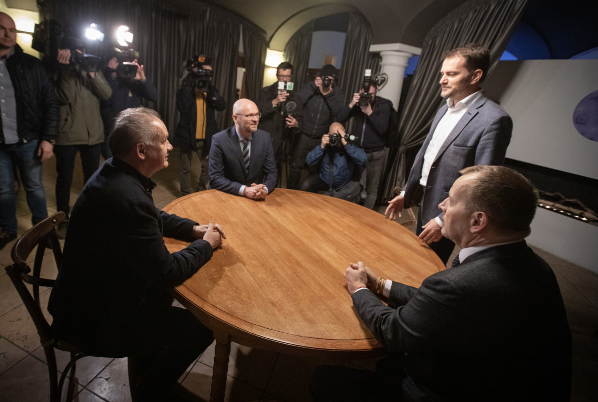 STRETNUTIE: Lídrov vznikajúcej koalicie