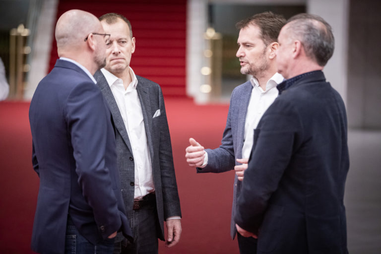 STRETNUTIE: Lídrov vznikajúcej koalície